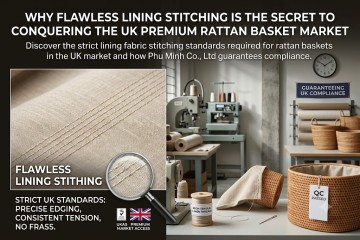 Why Flawless Lining Stitching is the Secret to Conquering the UK Premium Rattan Basket Market